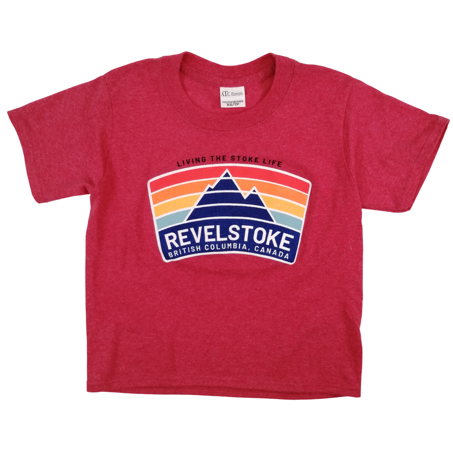 Youth Rainbow T-Shirt, Red