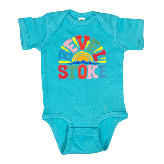 Sunset Onesie, Blue