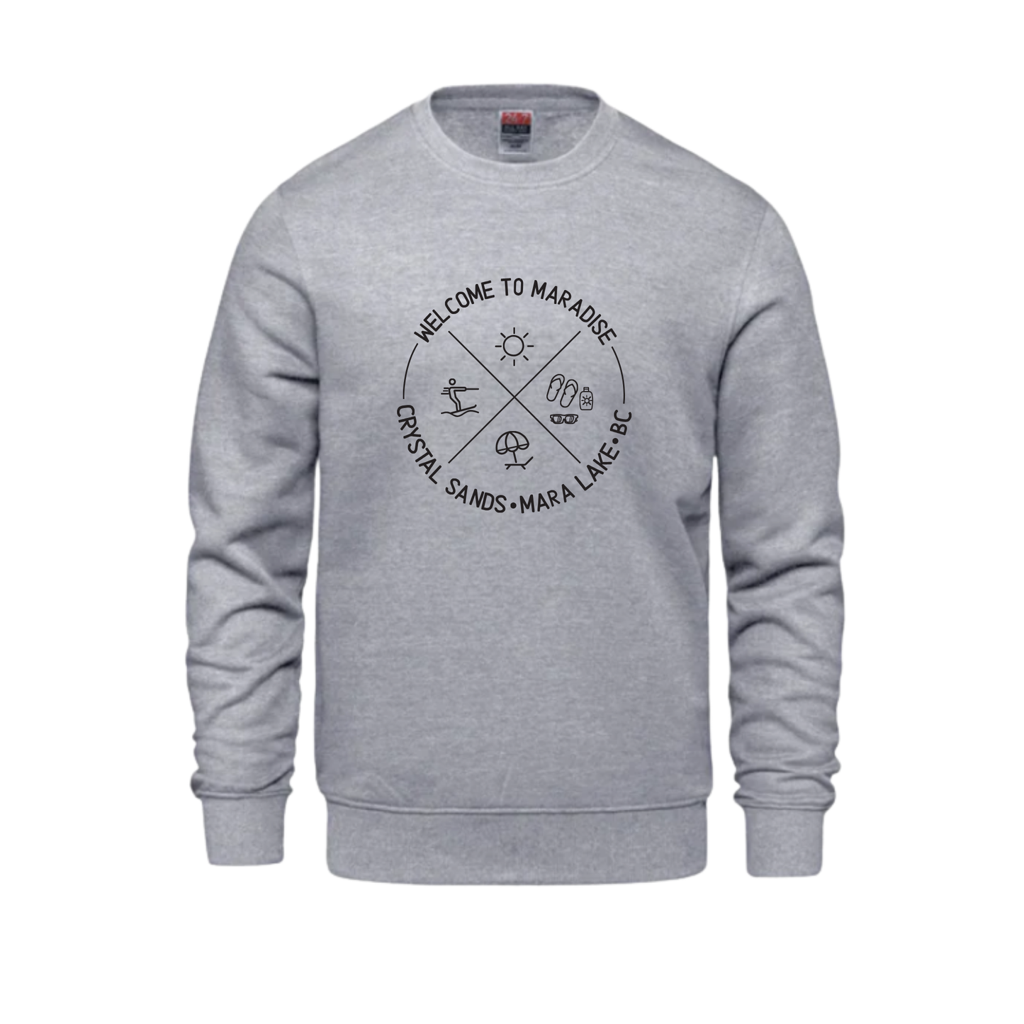 Beach Icons, Crewneck