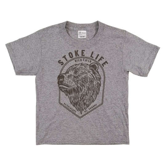 Youth Bear T-Shirt, Grey