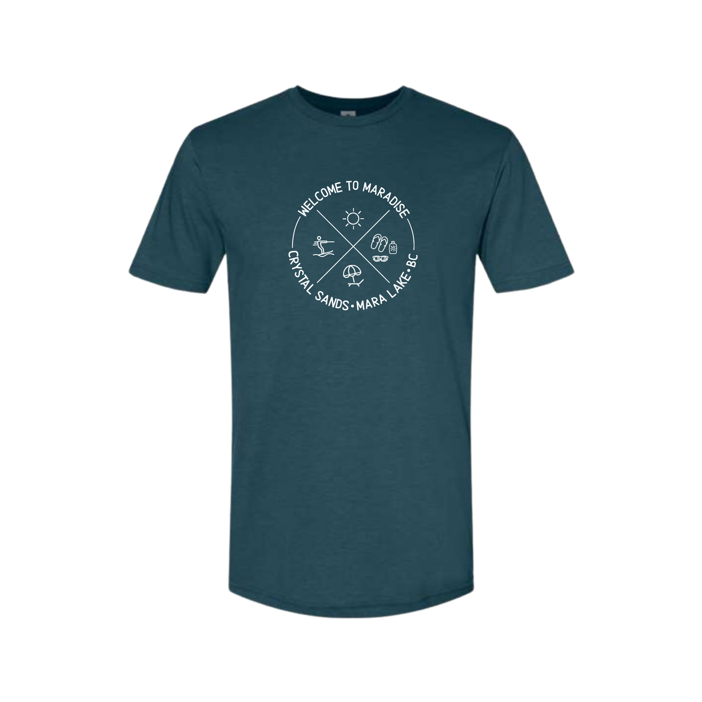Beach Icons, Mens T-Shirt
