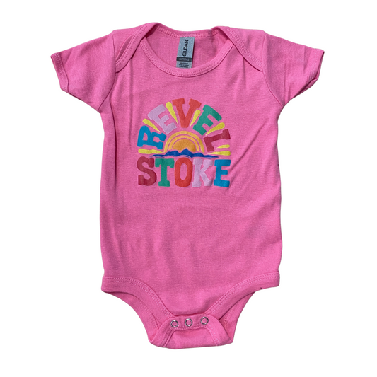 Sunset Onesie, Pink 3 Months