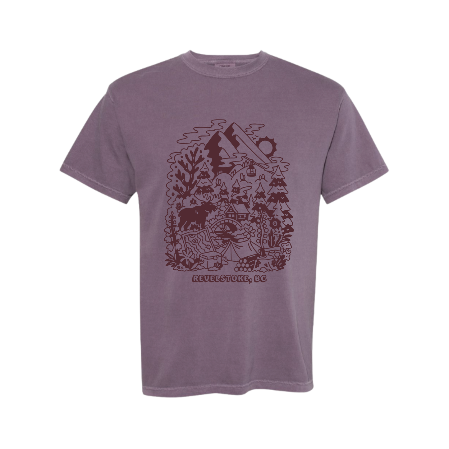 Columbia River T-Shirt, Multiple Colours