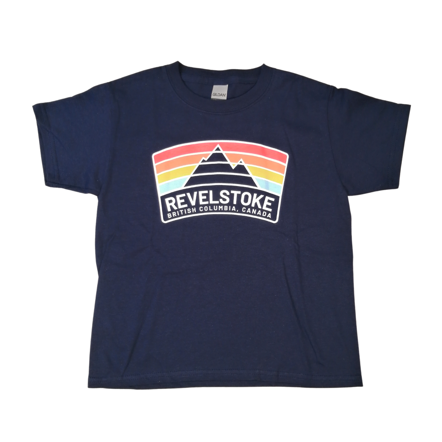 Youth Rainbow T-Shirt, Navy