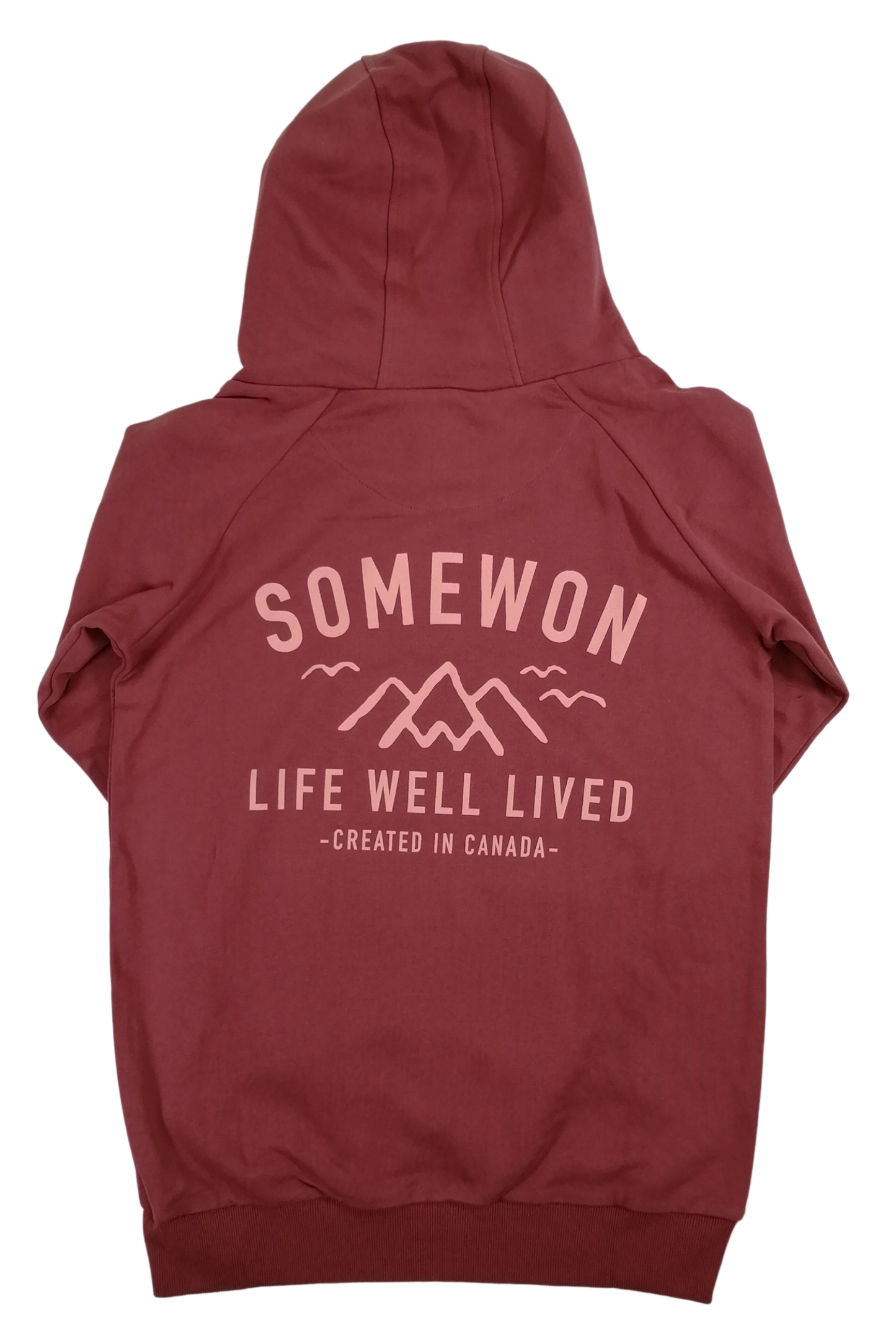 WOMEN'S CREATED HEMP HOODIE, ROSE
