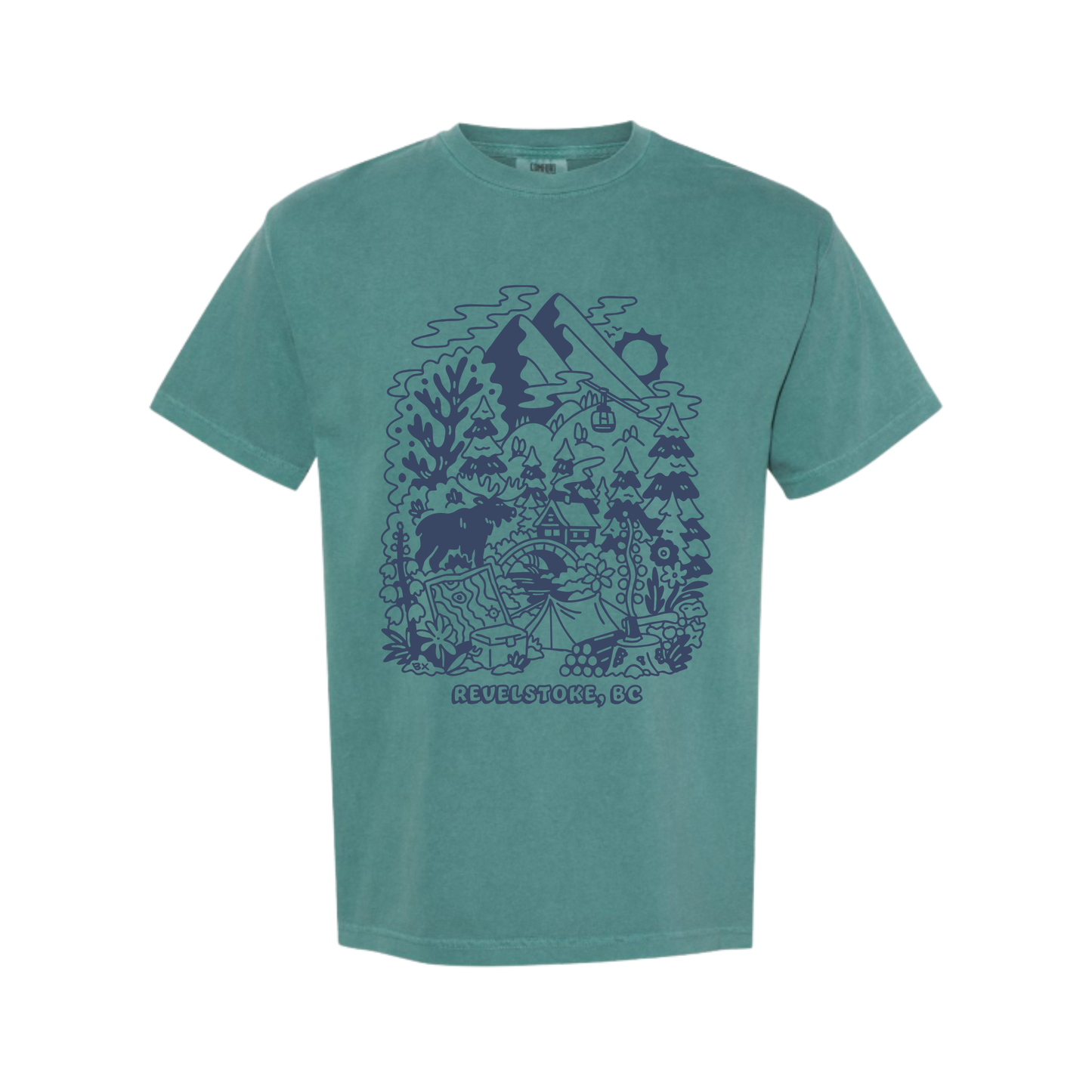 Columbia River T-Shirt, Multiple Colours