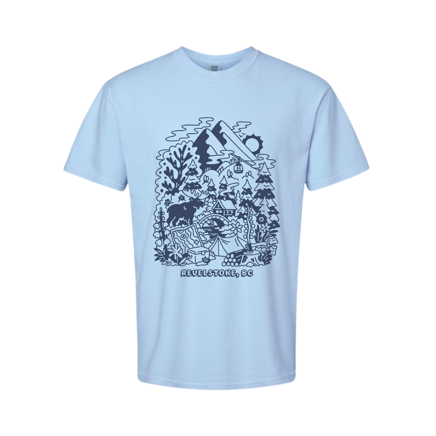 Columbia River T-Shirt, Multiple Colours