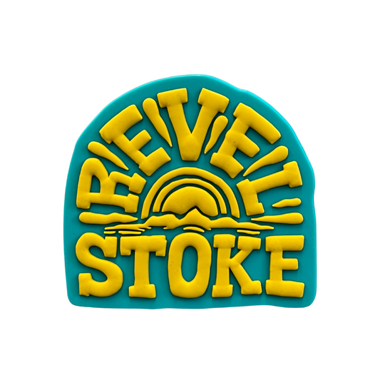 Sun Ray 3D Magnet, Teal