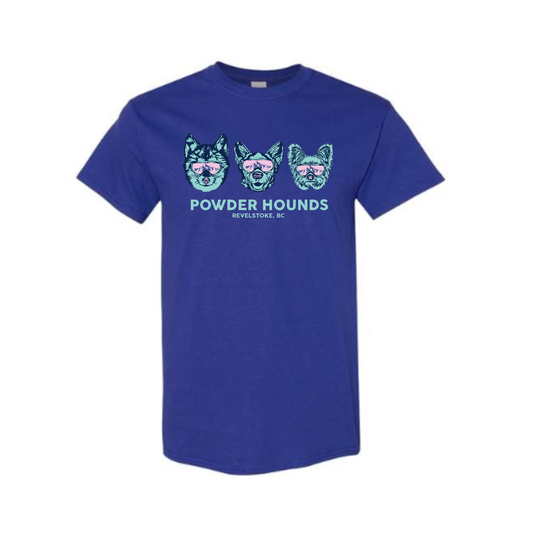 Powder Hounds T-shirt, Multiple Colours