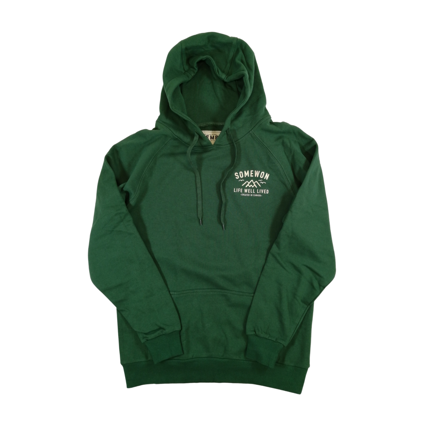 MEN'S CREATED HEMP HOODIE, GREEN